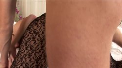 'Lingerie Clad Brunette Gets Fucked & Facialed' screenshot nº 84