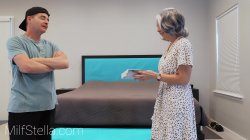 'StepGran Pranks StepGrandSon - THE INAPPROPRIATE GIFT E20 - MILF STELLA' screenshot nº 5
