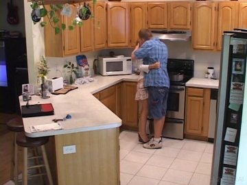 Horny MILF Fucks Her Stepson in the Kitchen Screenshot