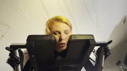 'Fuck Machine and Spanking for Rubber on the Bench' screenshot nº 13