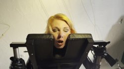 'Fuck Machine and Spanking for Rubber on the Bench' screenshot nº 42