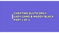 'Cheating PAWG's Lady Gang & Maddy Black Squirt On Monster Cocks In Gangbang' screenshot nº 6