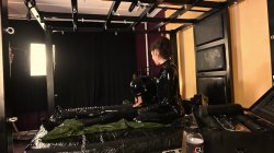 'Full Rubber Femdom Threesome with Ava L'Affaire, Rubber and The Perv Part 2' screenshot nº 21