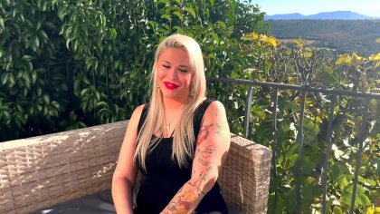 Sexy Tattooed Blonde Maya Rose Likes It Hard