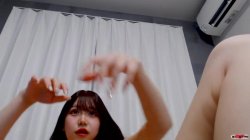 'Long haired idol style beauty showing MVP level charm during a private self filmed moment' screenshot nº 8