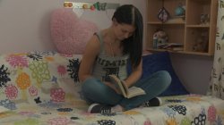 'Carine's Cock Ride Ends With a Creampie' screenshot nº 1