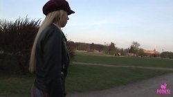 'Facialized Blonde Brielle B Keeps Sucking Aaron A Thick Cock' screenshot nº 3