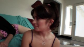 Hot Stepmom Fucks Her Cute Brunette Stepdaughter