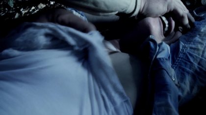 Bound Blonde Cherry Torn Gets Fingered by John Paul "The Pope"