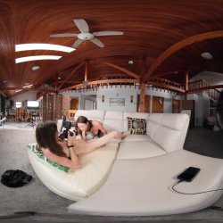 'BTS Slay Kay's Strip & Suck Spectacle - VR Voyeur View' screenshot nº 11