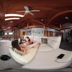 'BTS Slay Kay's Strip & Suck Spectacle - VR Voyeur View' screenshot nº 13