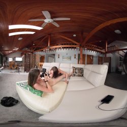 'BTS Slay Kay's Strip & Suck Spectacle - VR Voyeur View' screenshot nº 14