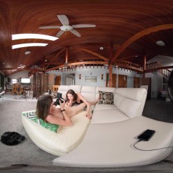 'BTS Slay Kay's Strip & Suck Spectacle - VR Voyeur View' screenshot nº 16