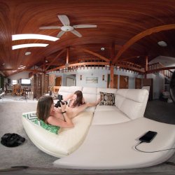 'BTS Slay Kay's Strip & Suck Spectacle - VR Voyeur View' screenshot nº 22