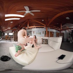 'BTS Slay Kay's Strip & Suck Spectacle - VR Voyeur View' screenshot nº 6
