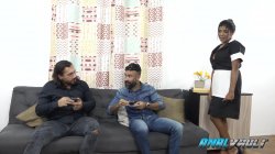 'Iara India Gets Double Teamed by Two Friends in Hotel Threesome' screenshot nº 17