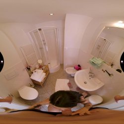 'VR Hostel: Episode 2 - Peeping on Her Boobs and Getting Some Juice' screenshot nº 55