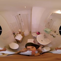 'VR Hostel: Episode 2 - Peeping on Her Boobs and Getting Some Juice' screenshot nº 58