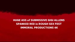 'Huge Ass of Busty Blonde Bombshell Gigi Allens Spanked Red in Rough Sex Fest' screenshot nº 2