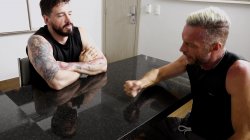 'New Tgirl Takes On Two Horny Studs' screenshot nº 2