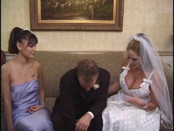 Bridesmaid and Bride Fuck the Groom Screenshot