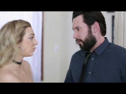 Blonde Beauty Fucks Him in the Bedroom