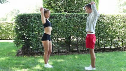 Alexis Personal Trainer Feeds Her His Big Cock And A Creampie