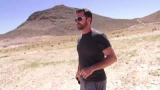 James Deen Fucks Three Hot Babes in a Truck in the Scorching Desert Screenshot