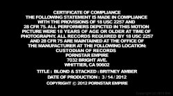 Captura de 'Blonde & Stacked Britney Amber' nº 1