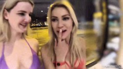 'Pretty Painter Novella Night Creampied in Squirt Filled Anal Threesome' screenshot nº 2