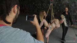 'Eager Blonde Nympho Needs All Her Holes Publicly Pounded' screenshot nº 37