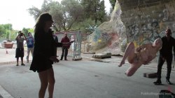 'Eager Blonde Nympho Needs All Her Holes Publicly Pounded' screenshot nº 46