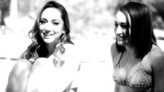Petite Brunettes Remy LaCroix and Gabriella Paltrova Enjoy Each Other