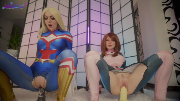 Free Video Preview image 7 from Allmight & Uraraka's Heroic Tricks