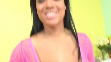 Busty Black Babe Natasha Dulce Sucks and Fucks His Big Black Cock