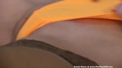 Captura de 'Randy Moore Orange Bra Panty Set And Stockings With Understanding Girlfriend JOI!' nº 30
