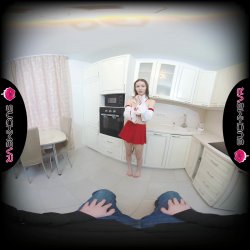 'Enjoy Small Boobed Kitty Doll88 in Close Up VR' screenshot nº 9