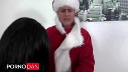 'Small Dick Santa Goes Crazy For Tiny Pussy Of Perfect Body Spinner Kesha Ortega' screenshot nº 1