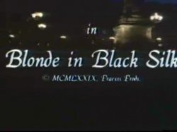 'Blonde in Black Silk' screenshot nº 1