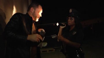 Black Babe Jada Fire Gets Her Pussy Licked and Fucked by a Hung White Stud on the Couch