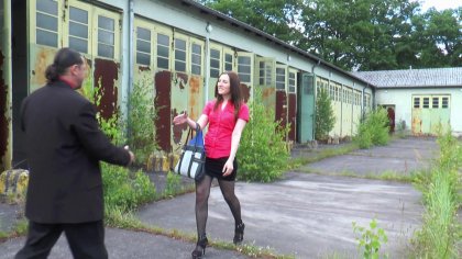 Alina Lamour Fucked Outdoors