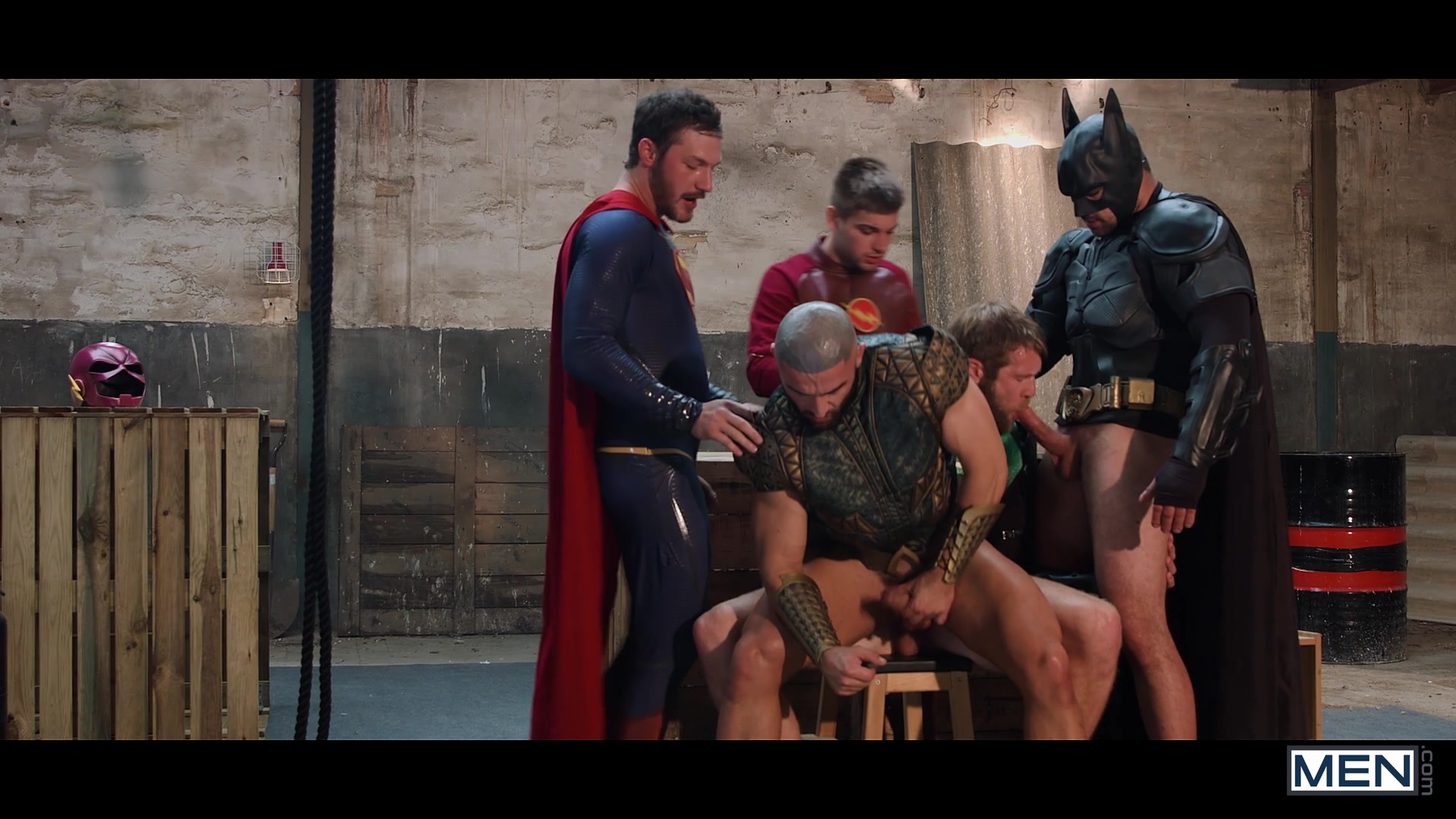 Justice League: A Gay XXX Parody | MEN.com Gay Porn Movies @ Gay DVD Empire