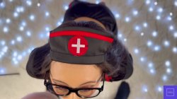Captura de 'Sage Hunter Succubus Nurse Sloppy Blow Job Facial' nº 10
