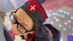 Captura de 'Sage Hunter Succubus Nurse Sloppy Blow Job Facial' nº 9