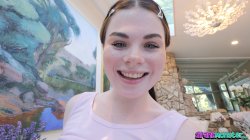 Captura de 'Deepthroat Teen Tiger Lola Valentine Tight Little Cameltoe Puffy Pussy Stuffed Warm Creampie' nº 12