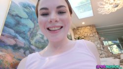 Captura de 'Deepthroat Teen Tiger Lola Valentine Tight Little Cameltoe Puffy Pussy Stuffed Warm Creampie' nº 14