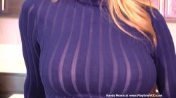 'Randy Moore Blue Glossy Seamless Pantyhose with Devote Yourself to Only Me JOI!' screenshot nº 27