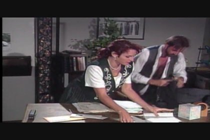 Red Haired Beauty Gets Fucked on the Office Desk