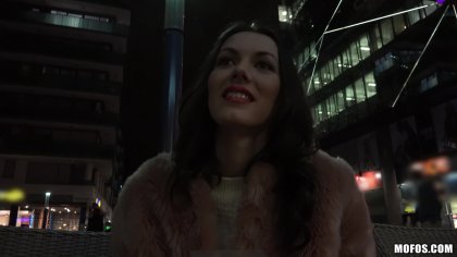 Dark Haired Beauty Gives Him Head and They Have Hot Sex