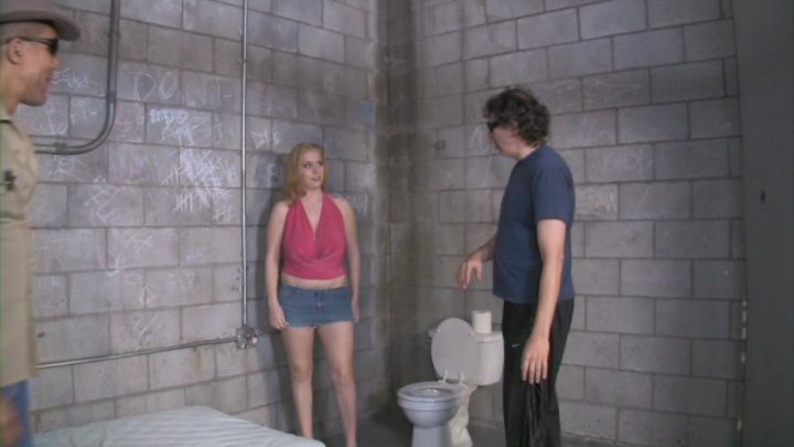 Big Boobed Blonde Kali West Sucks Cock In Jail